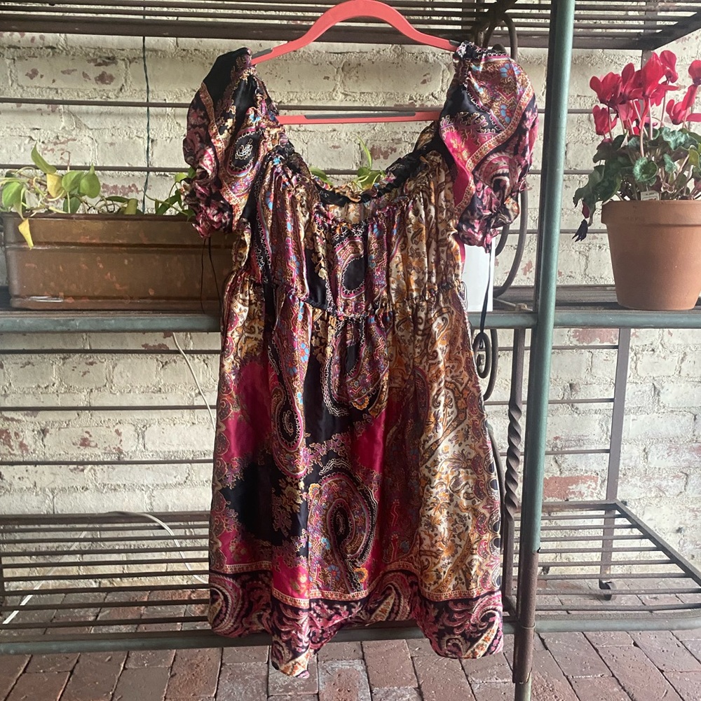 ABS Allen Schwartz paisley dress